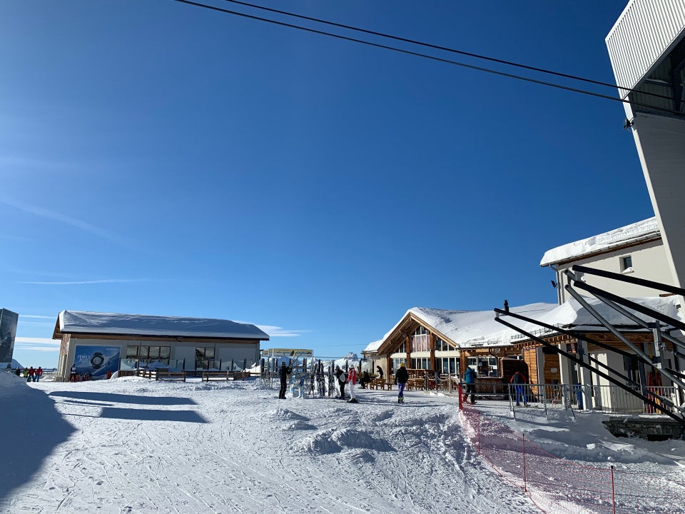 Piz Corvatsch mid-station — Silvaplana cable car