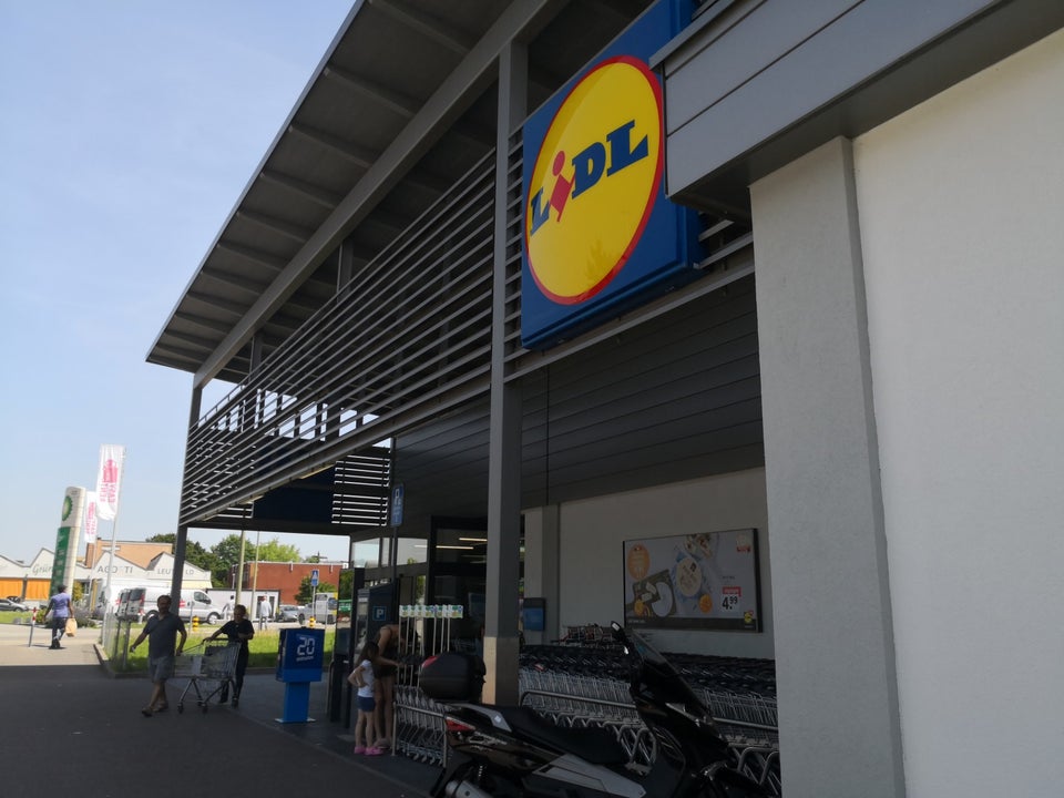 Lidl Switzerland store exterior — yellow Lidl logo