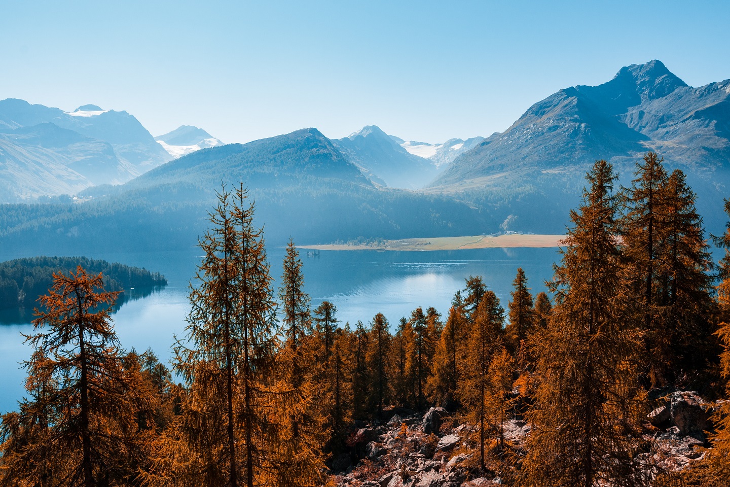 St. Moritz Lake (St. Moritzersee) — glacial lake in the Engadin valley